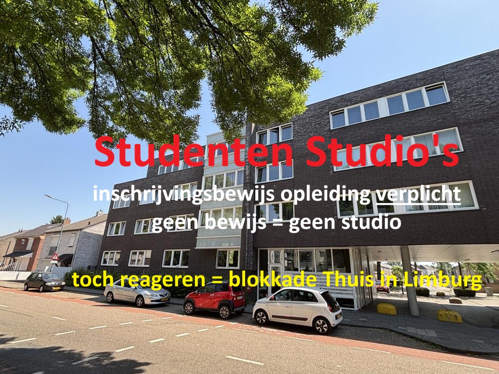 Studio te huur: Tudderenderweg 113-61, Stadbroek Sittard